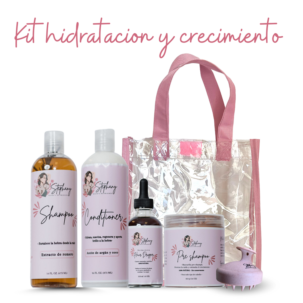 Kit 5 Pasos- Crecimento+Hidratacion